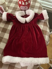 Babyland Exclusive Collection Cabbage Patch Santa Velour Dress