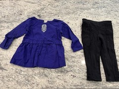 Carters & Children’s Place 18-24 Months Toddler Girl Blouse & Sparkly Pants