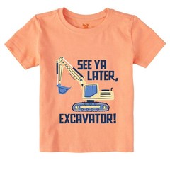 Life is Good 161385 – Toddler See Ya Later, Excavator Short Sleeve Crusher Tee –