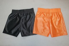 Baby Boys 2 LOT BASKETBALL SHORTS Athletic ORANGE & CHARCOAL GRAY Size 2T