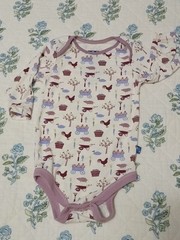 12-18 Months Kickee Pants OG Farm Animals Purple Top Snap Outfit Rooster A1