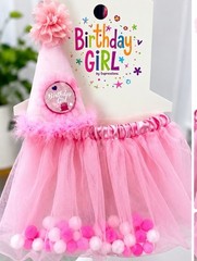 Tutu Skirt And Party Hat Set