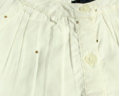 babyGap Girls 6-12 Months Ivory with Gold Metallic Polka Dot Tunic 208697-00-1