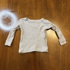 Lamaze Organic Cotton Thermal Long Sleeve Shirt 18M Gray