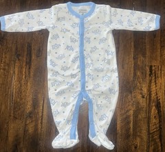 0-3 Month Baby Boy Button Up, Elephant Pattern , New Without Tags.