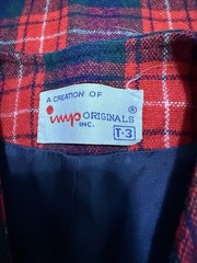 IMP Originals Tartan Plaid Blazer Jacket Red Navy Vintage Toddler 3