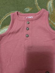 Boys NWOT Sz 3-6m Carters 1pc Sleeveless Romper