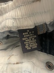 Gap Kids Children’s Vintage Jeans Size 3 Classic Fit Blue Jeans Y2K 90’s Vibe