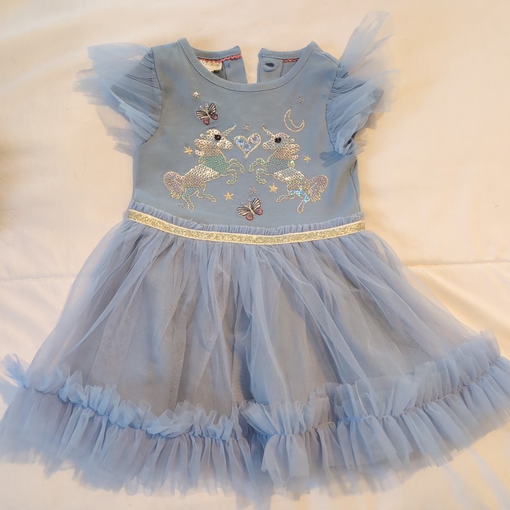 Monsoon unicorn dress 6 – 12 months *BNWOT*