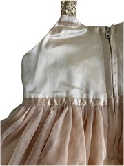 Popatu Toddler Gold High Waist Sequin Tulle Party Ruffle Bow Princess Dress 2T