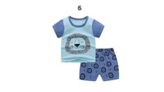 Kids Baby Boy Summer Spring Set 2 Pcs T Shirt+shorts Suit Cotton Boy 1-4 Years