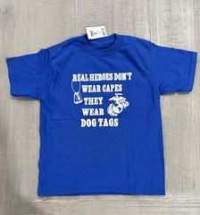 UNITED STATES MARINE CORPS USMC “REAL HEROES WEAR DOG TAGS” T-Shirt – Size 5T