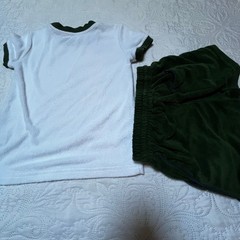 Minnow French Terry Ringer Tee and Shorts Outfit Size 5/6