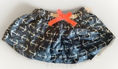 Baby Skirt Girls Kids Children Blue Cotton Anchor Bow 6 Months