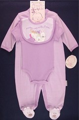 NWT Vitamins Girl’s 3 Pc Party..My Crib..2 a.m. Layette Set, 6-9 Mos.