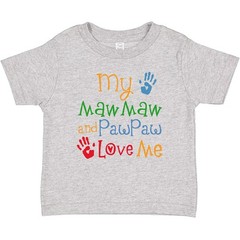 Inktastic Mawmaw And Pawpaw Love Me Baby T-Shirt Grandbaby Boy Girl Clothing