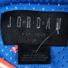 Nike Toddler Blue Short Sleeve Mesh Embroidered Jordan Jumpman 23 Jersey Top 2T