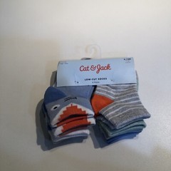 Cat & Jack Boy’s Low-Cut Socks 6-Pairs Size 6-12 Months