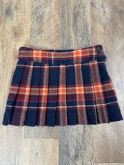 Joe Fresh Wool Blend Pleated Plaid Toddler Skirt (3T)