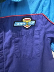 Disney Store Cars Lightning McQueen Raceway Button Up T-shirt Boys Size 4T