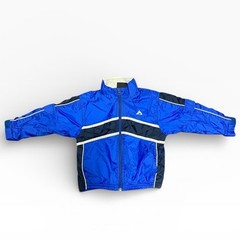 Athletic Works Infant Boy’s Windbreaker Jacket 24 Months Blue Black Zip Up