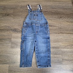 OshKosh B’gosh Toddler 18M Denim Overalls Blue Carpenter Adjustable Straps