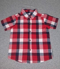 Carters 3 Piece Bundle Shorts And Button-down T-shirt Beach Plaid 18 Months 2T