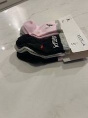 Nike Air Jordan Ankle Socks 6 Pack NJ0362-A9Y Newborn Size 6-12 Months NEW
