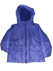 Combined 4 in 1 Swiss Tech jacket Girl 2T all seasons hooded full zip purple