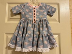 Love + Grow Blue Floral Dress Girls Size 3T