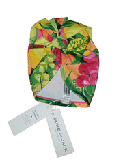NWT Janie and Jack NWT Recycled Fruit print Swim Headwrap. Size 6-12 Months