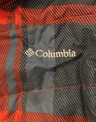 Columbia Red Black Plaid 3T Toddler Winter Jacket