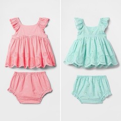 Gap Baby Girls 3-6 month 2pc Dress & Bloomers Set