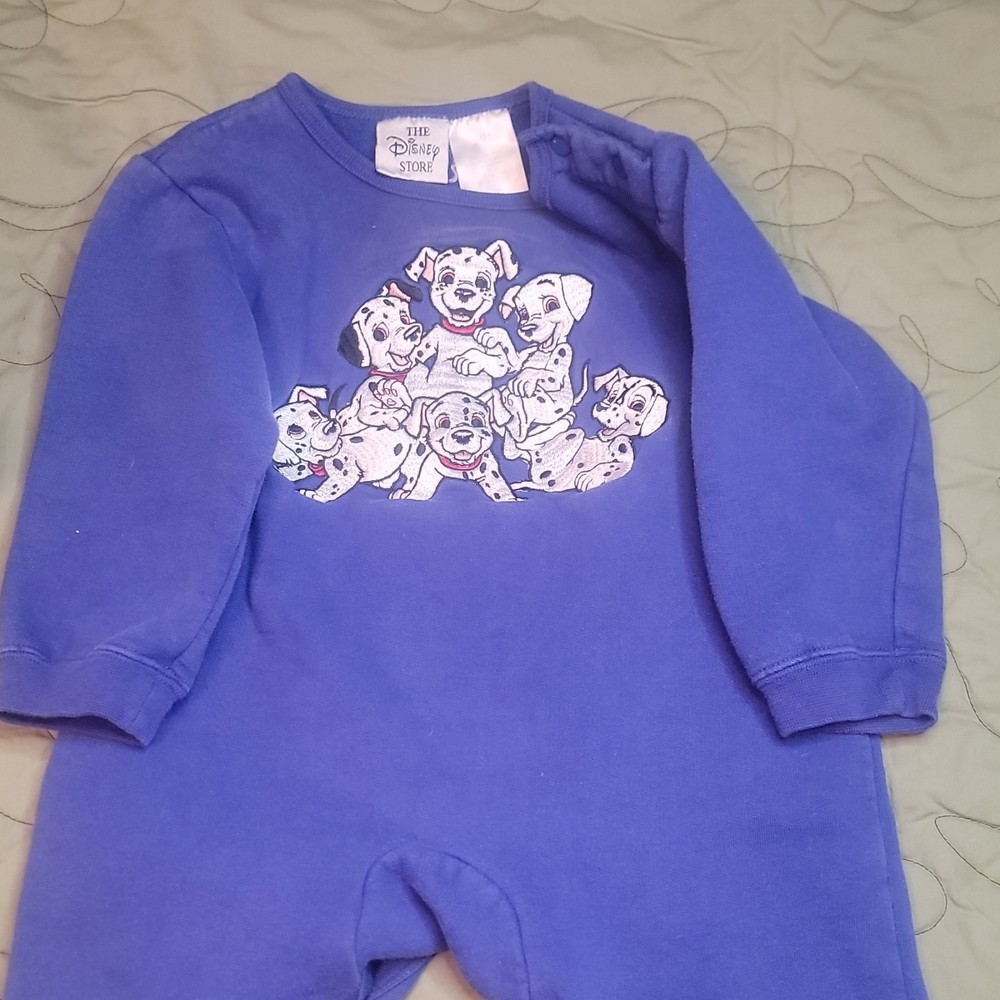 The Disney Store 101 Dalmatians Blue Romper