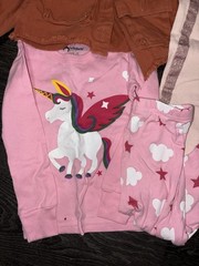 2t-3t Toddler Kids Girl Set of 13 pieces lot jeans, tops, pajamas, jacket