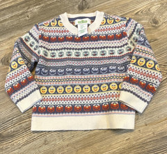Sesame Street Fair Isle Knit Pullover Sweater Long Sleeve Crew Neck 18M