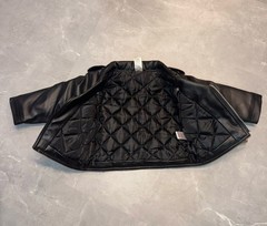 24m 2T Harley Davidson Leather Jacket Toddler Kids Unisex Y2K Grunge Biker Black