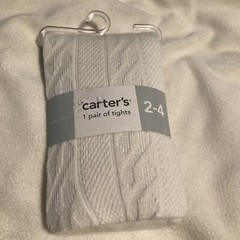 girls Carter’s tights 2-4
