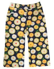 NEW Gymboree Girls Pants 24M 2T navy blue orange yellow white daisy Days flower