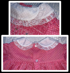 24 Month Polly Flinders Pink Hand-Smocked Baby Dress White Polka Dots Timeless