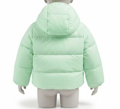The North Face Baby Unisex Green North Down Hooded Infant Jacket Size 18-24M