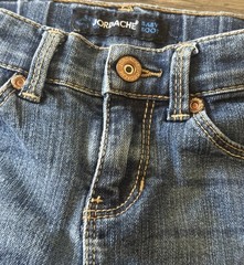 Jordache Baby Boot Girls Jeans 3T Bootcut Medium Wash Stretch Denim Embroidered