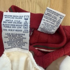 Vintage Baby Q Football All Star Button Jacket Long Sleeve Shirt Size 12 Months