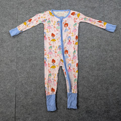 Little Sleepies One Piece Pajama Baby Girl 6-12 Months Bamboo Princess Fairy
