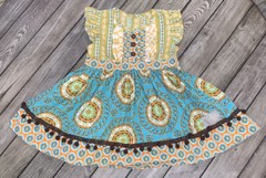 Eleanor Rose 3-4T Ruffle Fit and Flare Elsa 955 Dress
