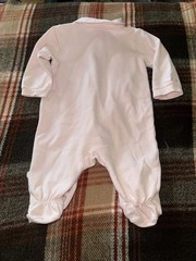 Vintage Classic Pooh Girls Girly Pale Pink Sleeper Size6 Months Piglet Tigger
