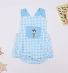 NEW Boutique Baby Boys Ice Cream Sleeveless Bodysuit Romper Jumpsuit
