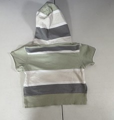 Little Bipsy Baby Collection Green Short Sleeved Hoodie Size 0-3 M Sweatshirt