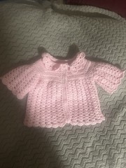 Handmade Baby Cardigan 0-3 Months