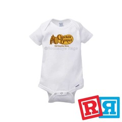 Cracker Barrel Gerber Baby Onesie® Cotton Unisex White Short Sleeve Bodysuit